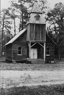 Wooden church, St. Marys, Georgia, 1936. Creator: Walker Evans