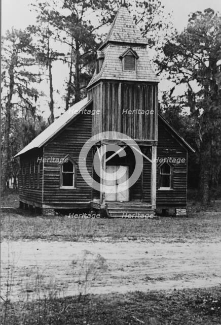 Wooden church, St. Marys, Georgia, 1936. Creator: Walker Evans.