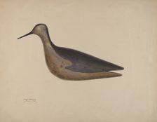 Wooden Decoy, c. 1937. Creator: Chris Makrenos