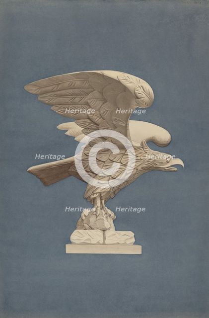 Wooden Eagle, c. 1939. Creator: Henry Murphy.
