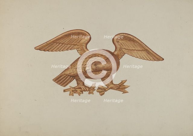 Wooden Eagle, c. 1939. Creator: Henry Murphy.