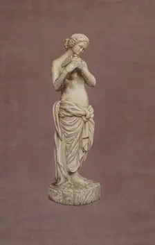 Wooden Garden Figure, c. 1937. Creator: Elizabeth Moutal