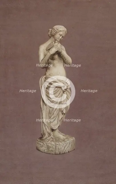 Wooden Garden Figure, c. 1937. Creator: Elizabeth Moutal.