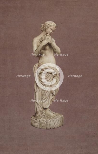 Wooden Garden Figure, c. 1937. Creator: Elizabeth Moutal.