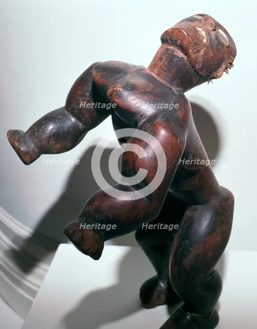 Wooden human form figure, Polynesian, (18th century?). Artist: Unknown