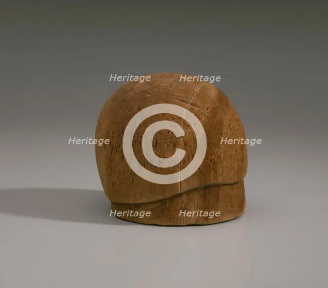 Wooden hat block from Mae's Millinery Shop, 1941-1994. Creator: Unknown.