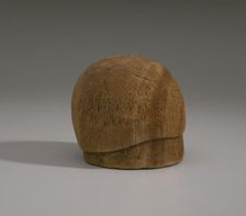 Wooden hat block from Mae's Millinery Shop, 1941-1994. Creator: Unknown