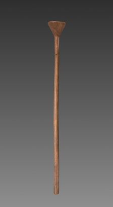 Wooden Staff or Support, Middle Kingdom, Dynasty 11-12, 2040-1914 BC. Creator: Unknown