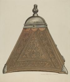 Wooden Stirrup, 1935/1942. Creator: Rose Campbell-Gerke