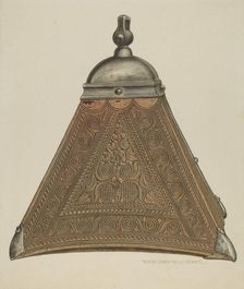 Wooden Stirrup, 1935/1942. Creator: Rose Campbell-Gerke