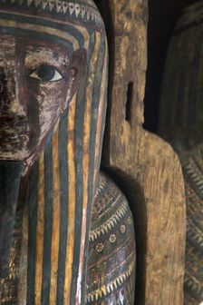 Wooden sarcophagus of Pa-Kush, priest of Amun?