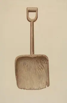 Wooden Shovel, c. 1938. Creator: Albert Ryder
