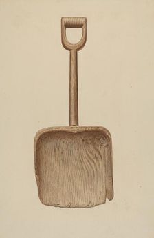 Wooden Shovel, c. 1938. Creator: Albert Ryder