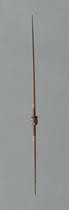 Wooden Spindle, Peru, 1000/1476. Creator: Unknown