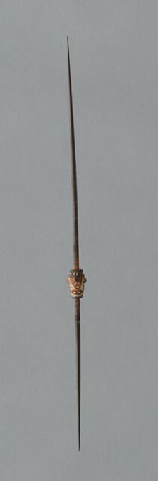 Wooden Spindle, Peru, 1000/1476. Creator: Unknown