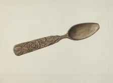 Wooden Spoon, c. 1938. Creator: Henry Rasmusen