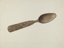 Wooden Spoon, c. 1938. Creator: Henry Rasmusen