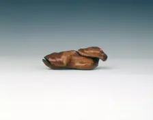 Wooden whale, Qing dynasty, China, 1644-1911. Creator: Unknown