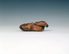 Wooden whale, Qing dynasty, China, 1644-1911. Creator: Unknown