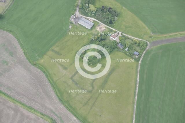 Woodhall Hall moated site, Lincolnshire, 2015.