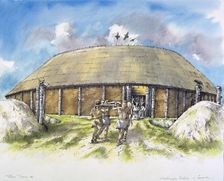 Woodhenge, c25th century BC, (c1990-2010). Artist: Mike Seaforth