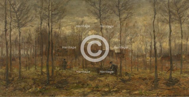 Woodland, c1870-1897. Creator: Gustave Den Duyts.