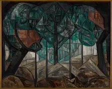 Woodland II, 1913. Creator: Heemskerck, Jacoba van (1876-1923)