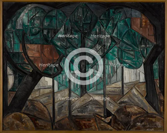 Woodland II, 1913. Creator: Heemskerck, Jacoba van (1876-1923).