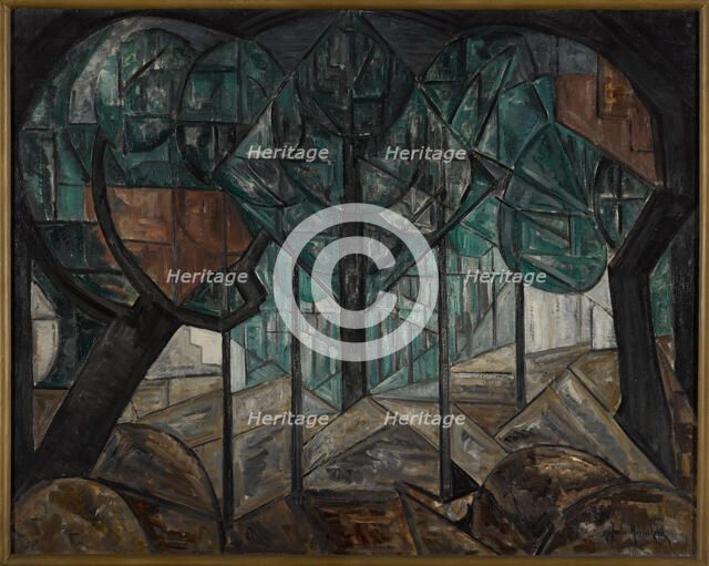 Woodland II, 1913. Creator: Heemskerck, Jacoba van (1876-1923).