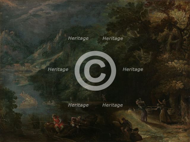 Woodland Scene, 1622. Creator: Frederik van Valckenborch.