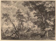 Woodland Scene, probably c. 1609. Creator: Aegidius Sadeler II