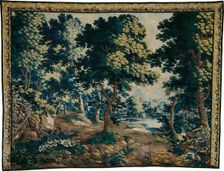 Woodland with a Pond, Flanders, 1660/70. Creator: Unknown