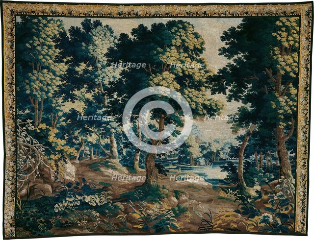 Woodland with a Pond, Flanders, 1660/70. Creator: Unknown.