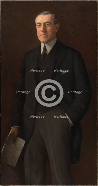 Woodrow Wilson, 1919. Creator: Harriet Anderson Stubbs Murphy.
