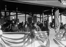 Woodrow Wilson and Newton Diehl Baker, Fort Myer Officers Training School, 1917. Creator: Harris & Ewing