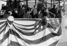Woodrow Wilson and Newton Diehl Baker, Fort Myer Officers Training School, 1917. Creator: Harris & Ewing