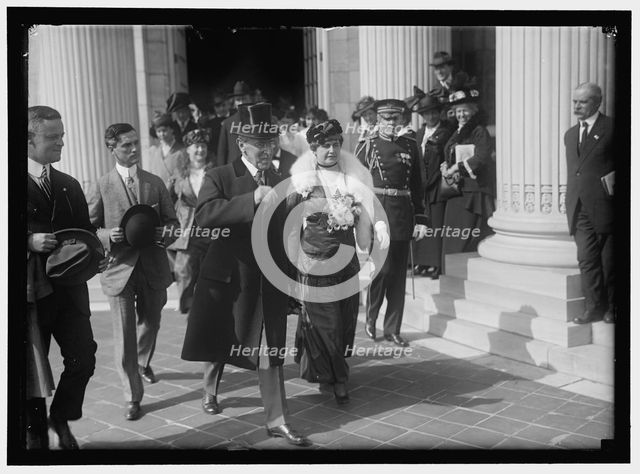 Woodrow Wilson, between 1915 and 1917. Creator: Harris & Ewing.