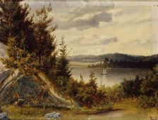 Woods and Waterfront Landscape. Creator: Johan Knutson