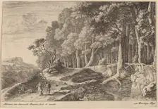 Woods Bordered by a Stream. Creator: Herman van Swanevelt