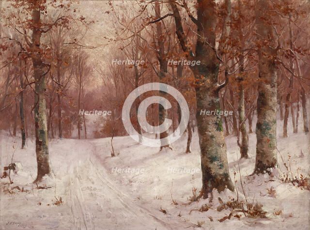 Woods in Winter, 1903. Creator: John Elwood Bundy.