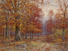 Woods Interior, date unknown. Creator: John Elwood Bundy