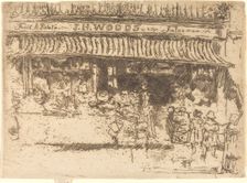 Woods's Fruit Shop, c. 1886/1888. Creator: James Abbott McNeill Whistler