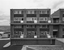 Woodside Maisonettes, Sheffield 13th August 1962. Artist: Michael Walters