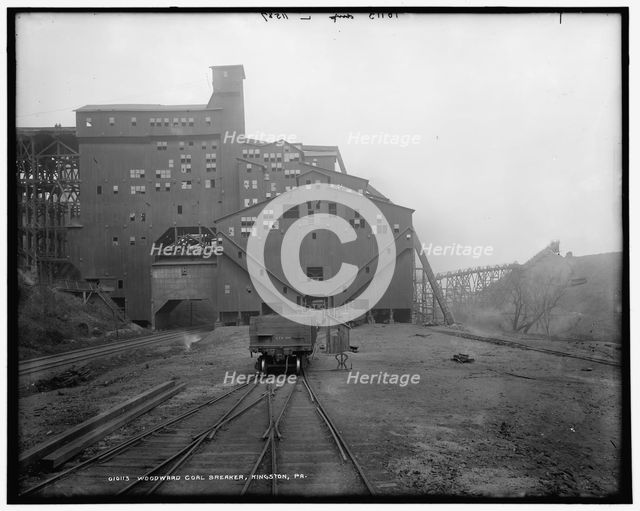 Woodward coal breaker, Kingston, Pa., 1900. Creator: Unknown.