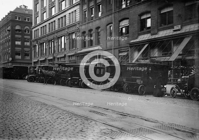 Woodward & Lothrop's Department Store, Washington, D.C. - Trucks, 1912. Creator: Unknown.