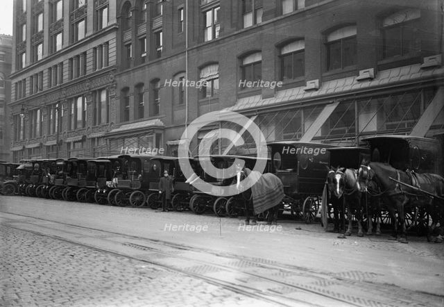 Woodward & Lothrop's Department Store, Washington, D.C. Trucks, 1912. Creator: Unknown.