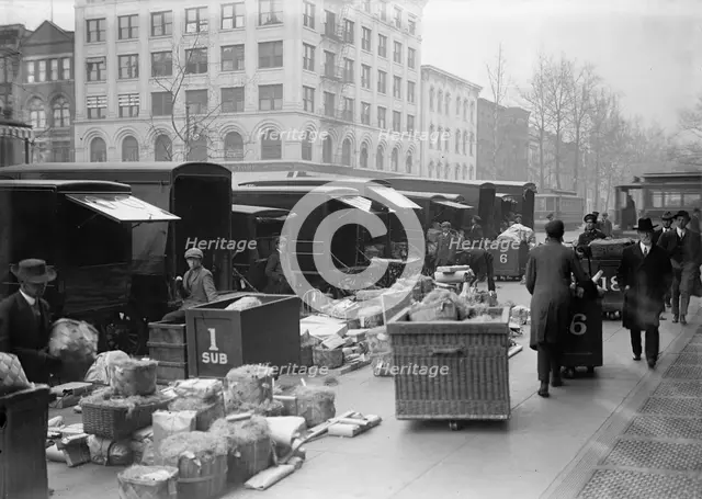 Woodward & Lothrop's Department Store, Washington, D.C. Trucks, 1912. Creator: Unknown.