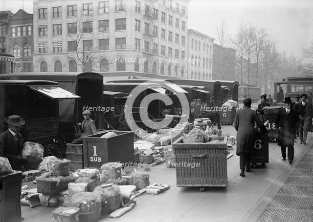 Woodward & Lothrop's Department Store, Washington, D.C. Trucks, 1912. Creator: Unknown.