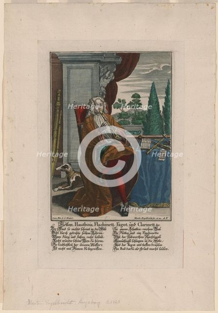 Woodwind Instruments, ca 1720-1730. Artist: Englebrecht, Martin (1684-1756)