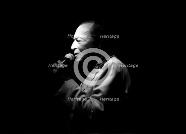 Woody Herman, Ronnie Scott's, London, 1977.   Artist: Brian O'Connor.